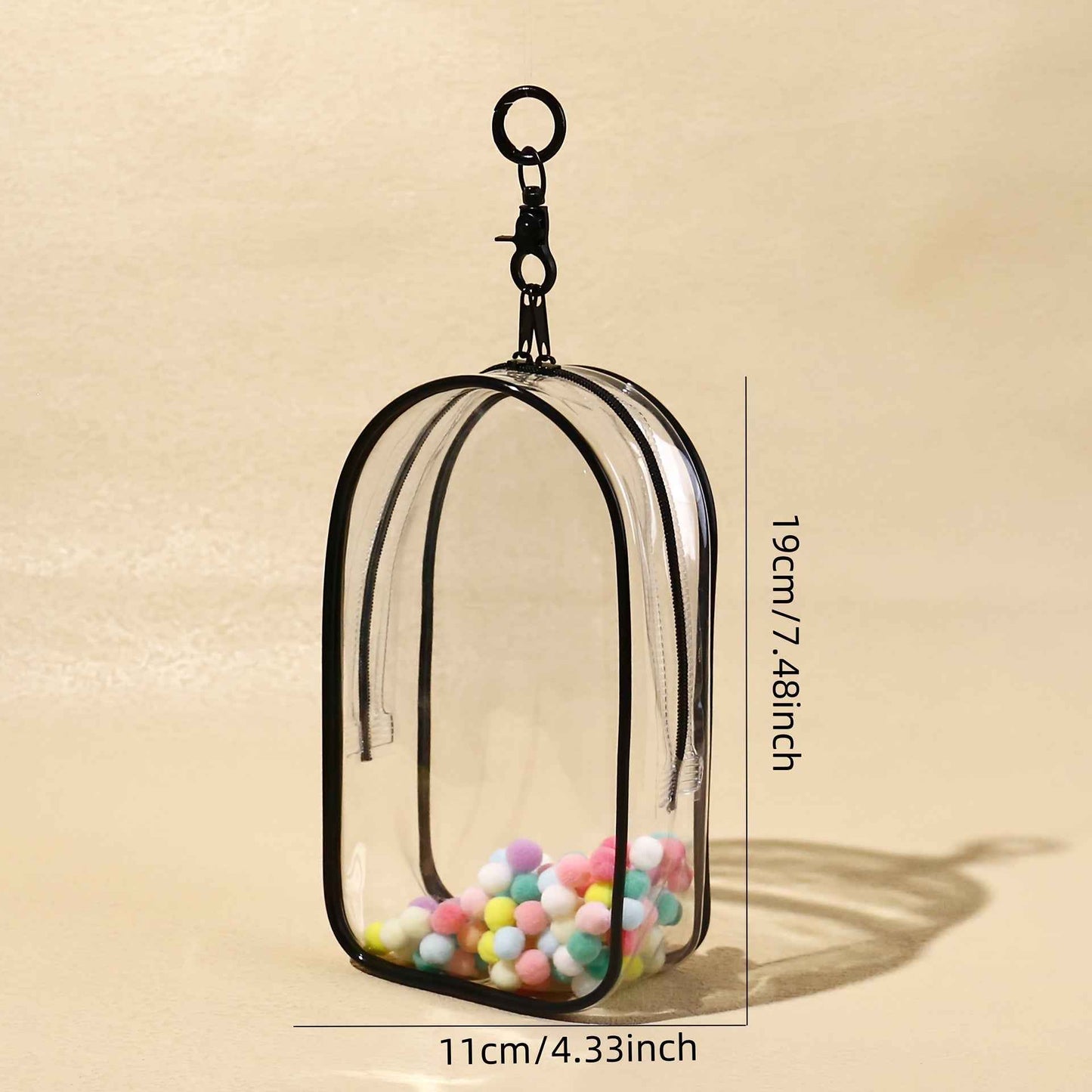 🎒 Labubu Sac Jardin Secret – Le Cocon Transparent pour Vos Compagnons de Cœur